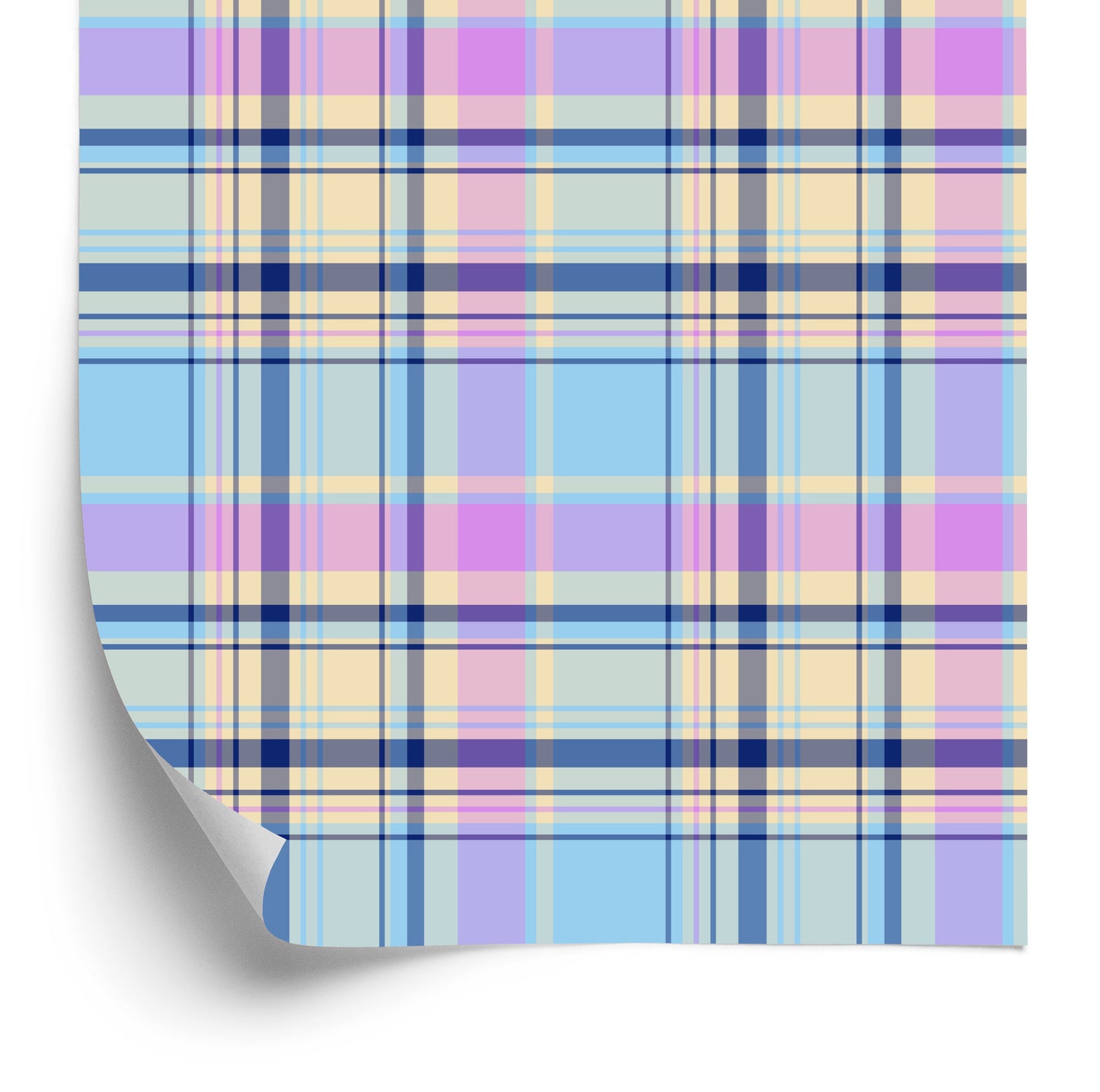 Wallpaper Colorful, Modern, Checked Pattern