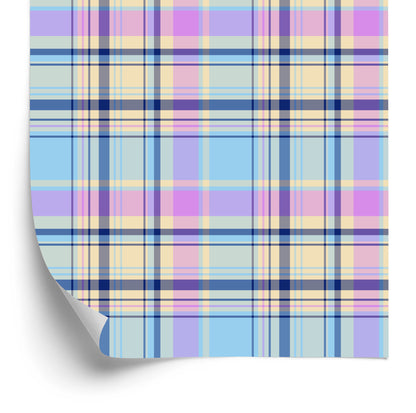 Wallpaper Colorful, Modern, Checked Pattern