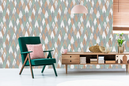 Wallpaper Trees In Scandinavian Style