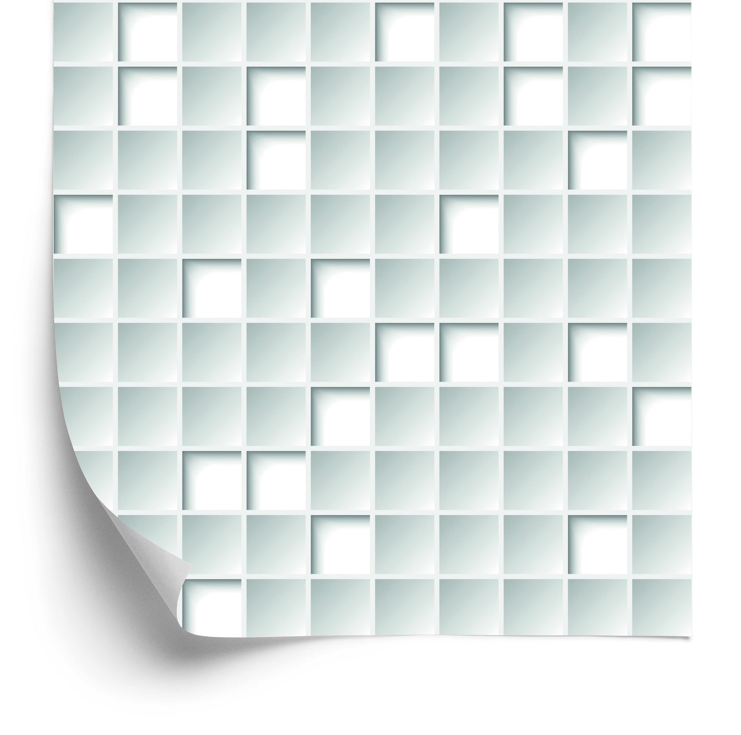 Wallpaper Geometric Shapes, Squares 3D Effect