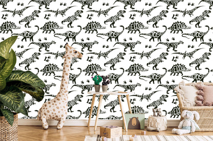 Wallpaper With Dinosaurs, Animals, Room