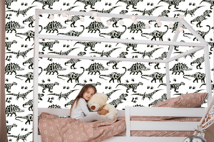 Wallpaper With Dinosaurs, Animals, Room