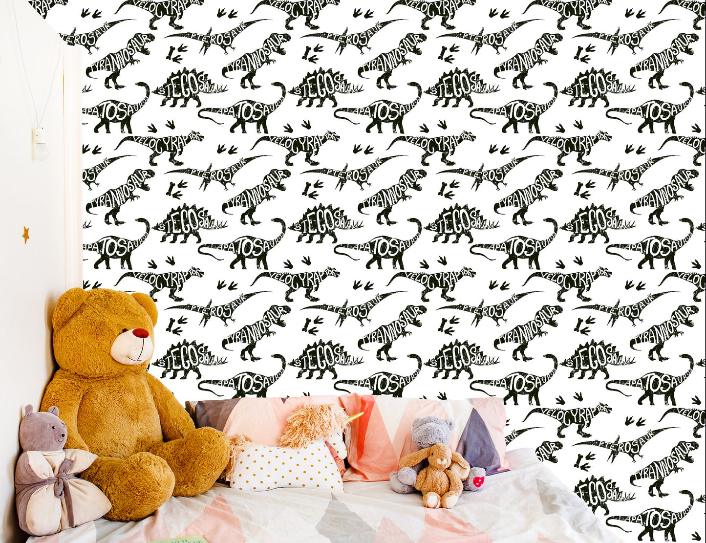 Wallpaper With Dinosaurs, Animals, Room