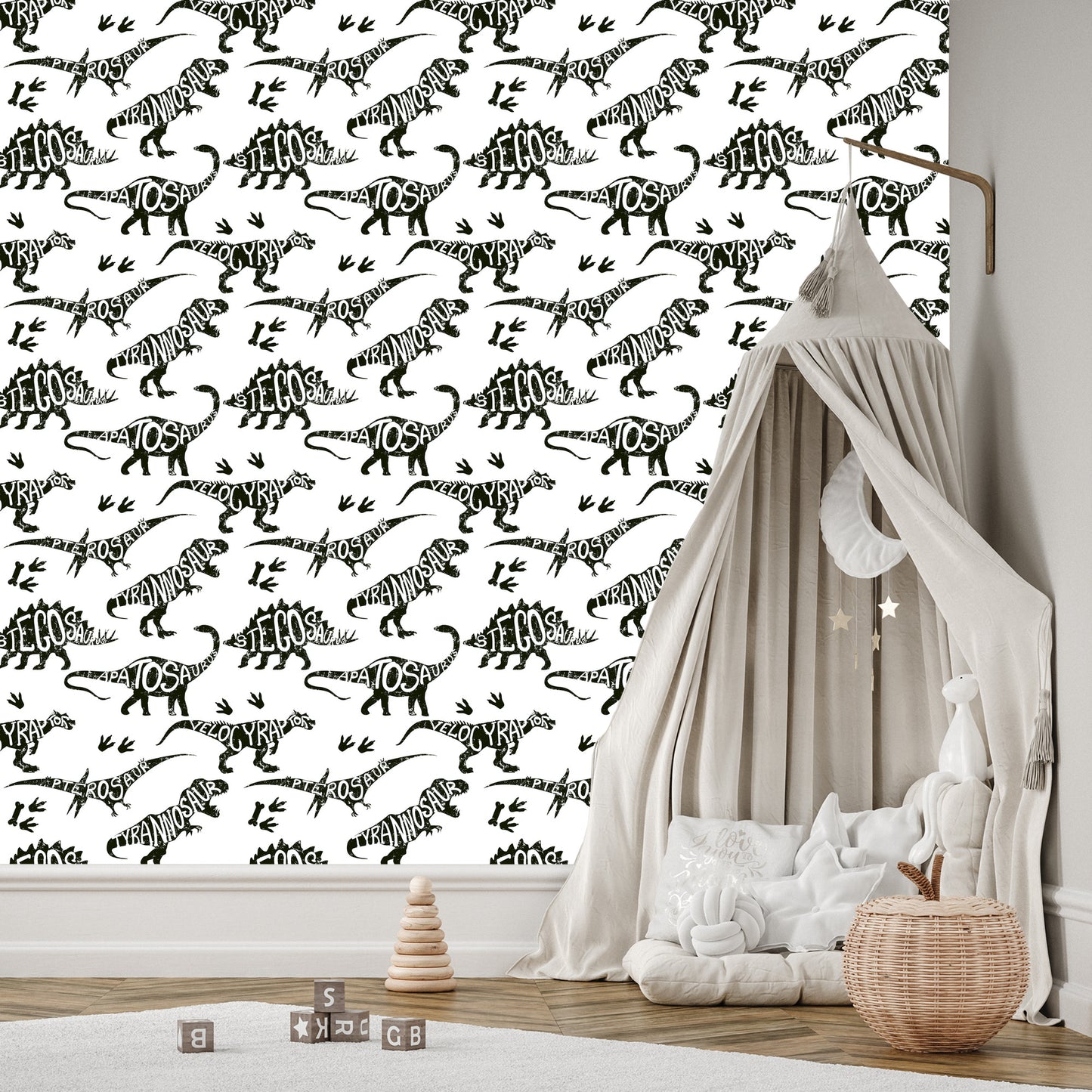 Wallpaper With Dinosaurs, Animals, Room