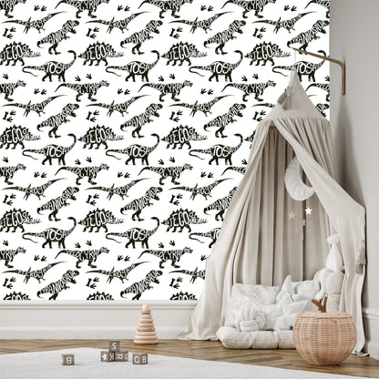 Wallpaper With Dinosaurs, Animals, Room