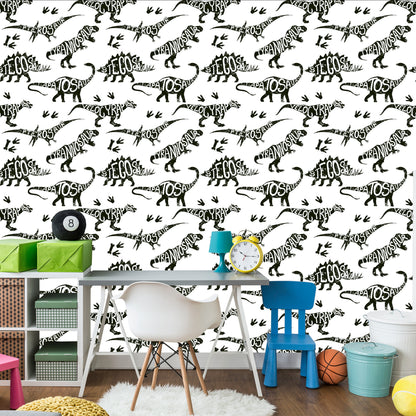 Wallpaper With Dinosaurs, Animals, Room