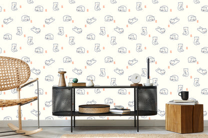 Wallpaper Bears And Plants