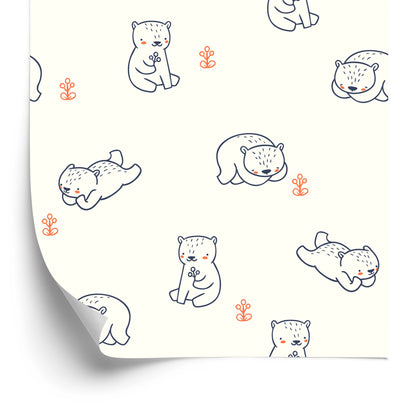 Wallpaper Bears And Plants