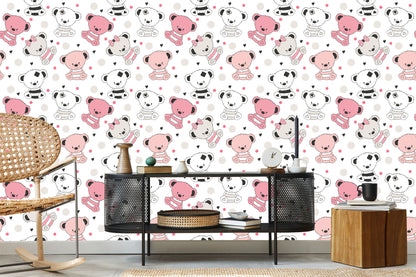 Wallpaper Colorful Bears