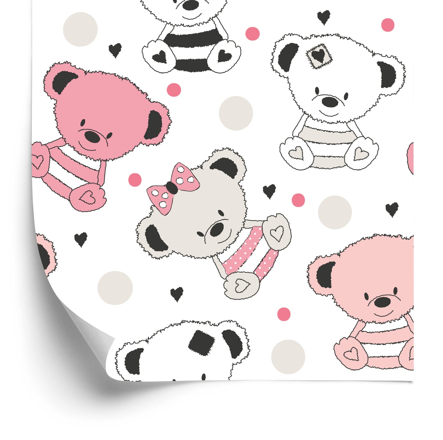 Wallpaper Colorful Bears