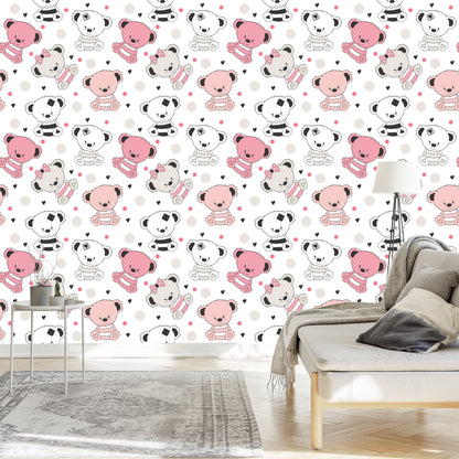 Wallpaper Colorful Bears