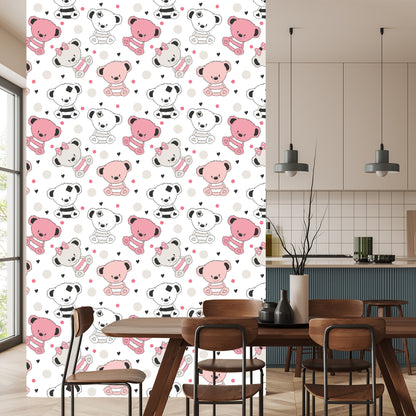 Wallpaper Colorful Bears