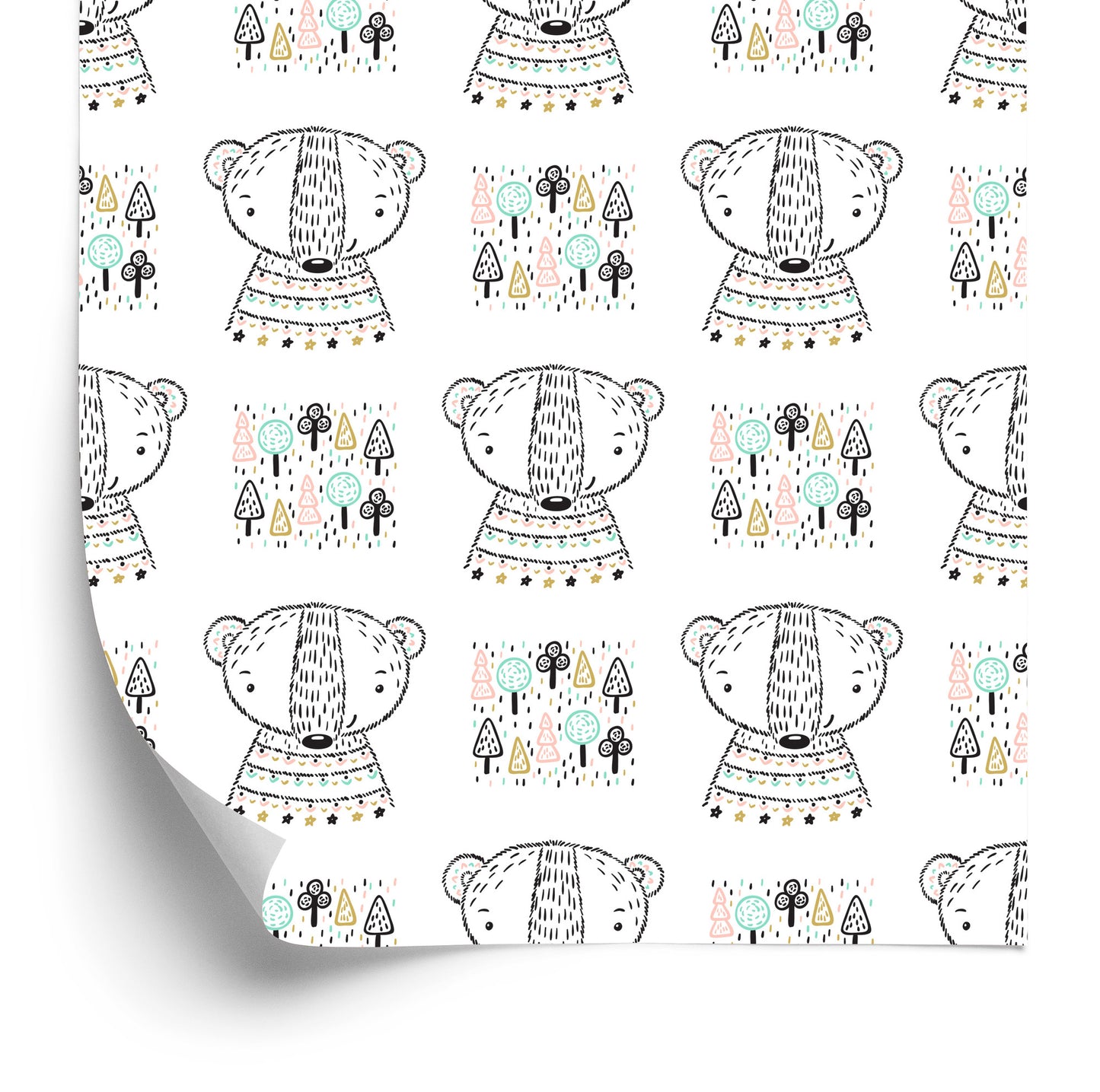 Wallpaper Bears, Plants, Trees
