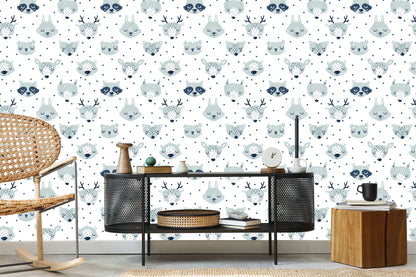 Wallpaper Bears, Owls, Rabbits, Deers