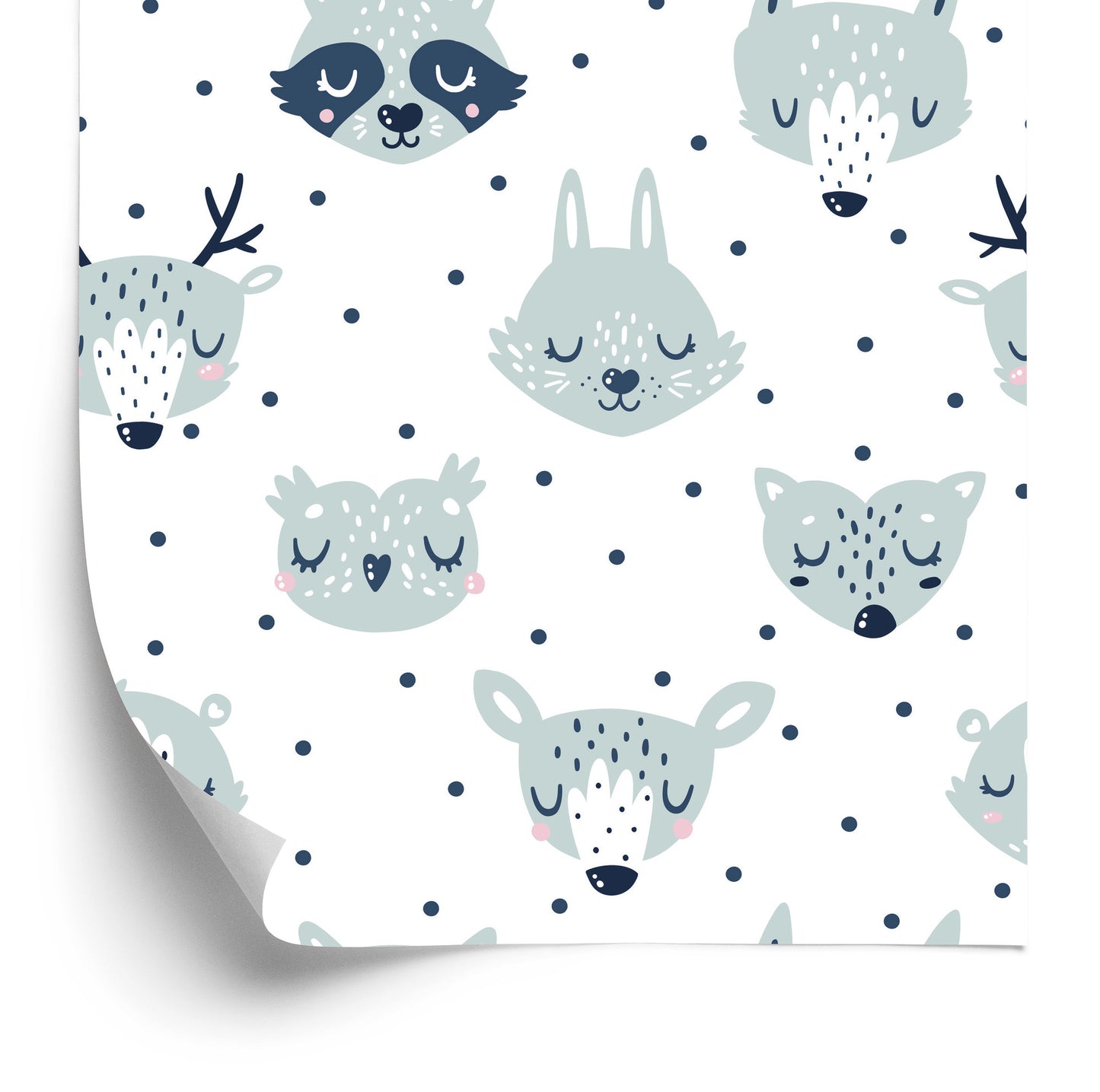 Wallpaper Bears, Owls, Rabbits, Deers