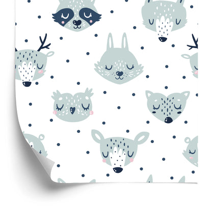 Wallpaper Bears, Owls, Rabbits, Deers