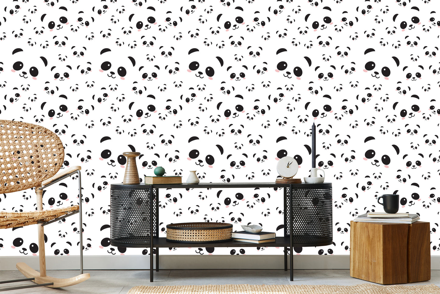 Wallpaper Sweet Pandas