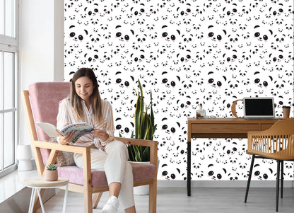 Wallpaper Sweet Pandas