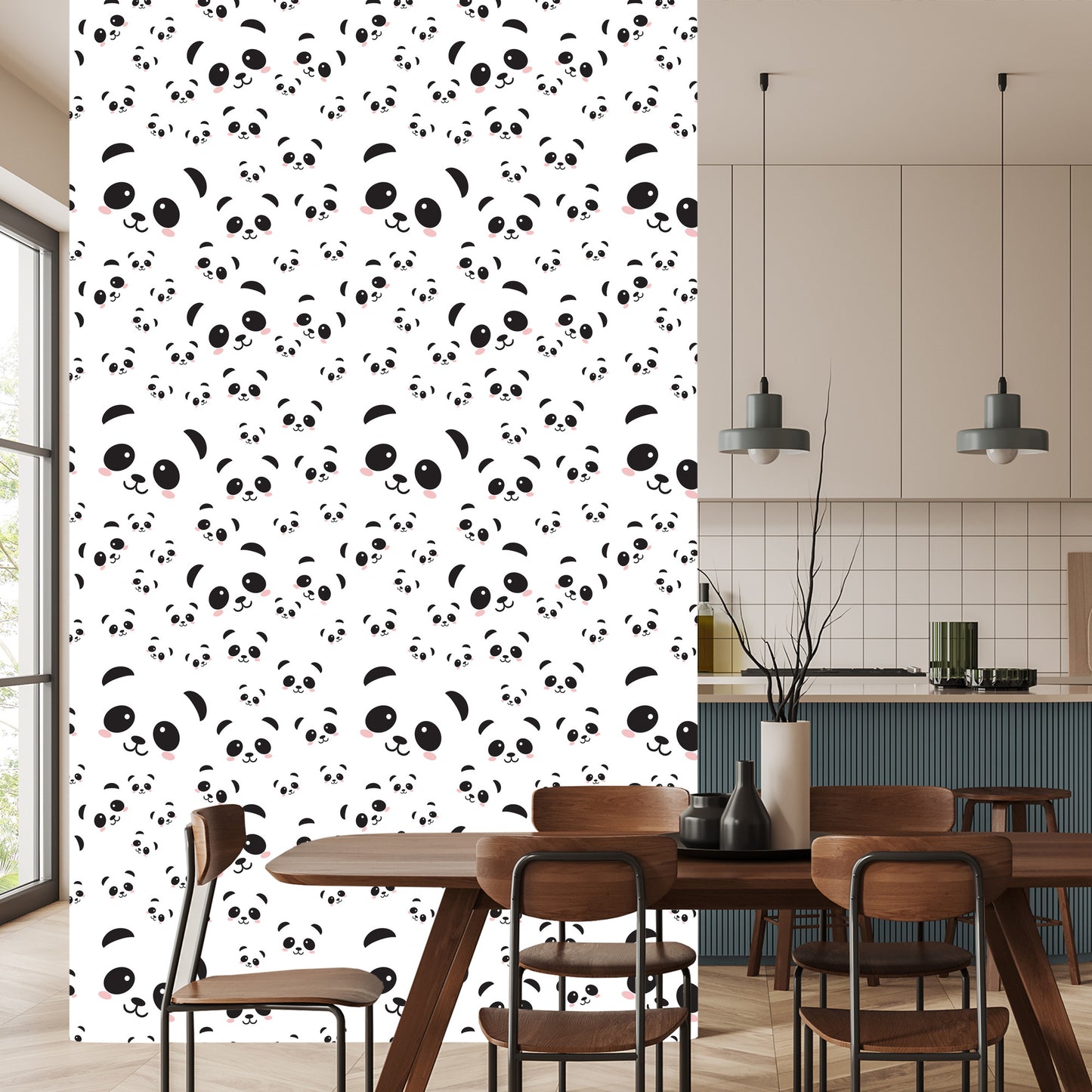 Wallpaper Sweet Pandas