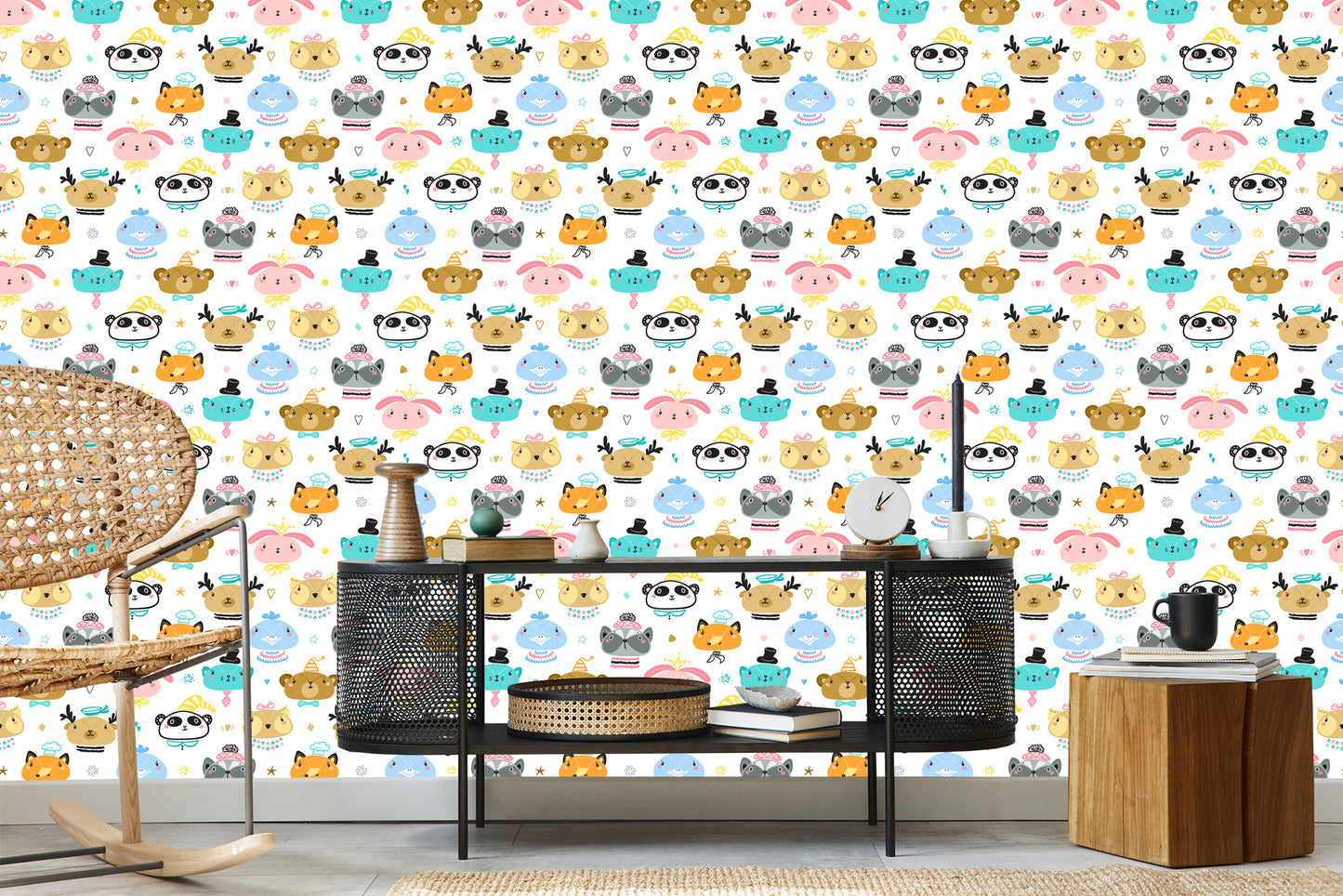 Wallpaper Animals On White Background