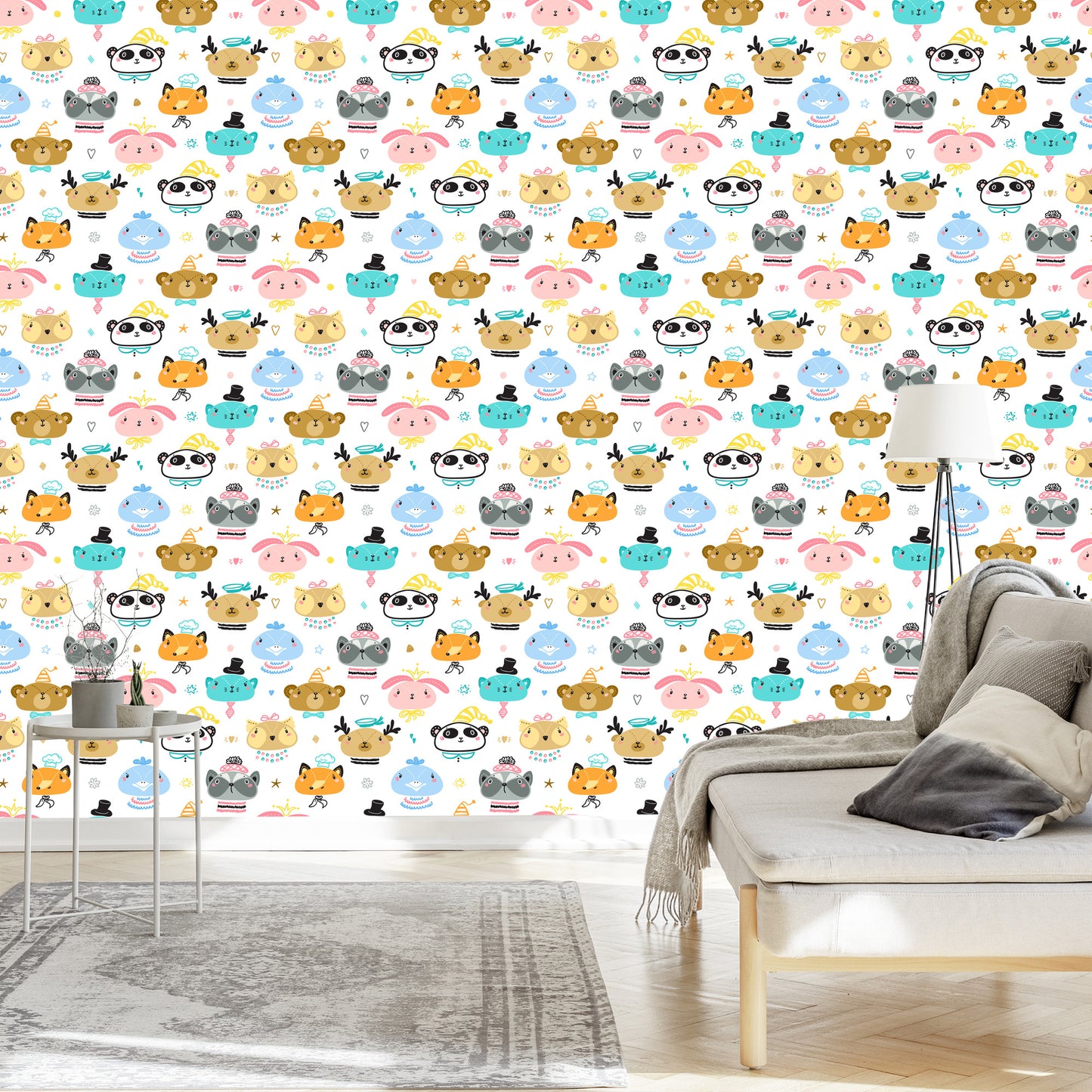Wallpaper Animals On White Background