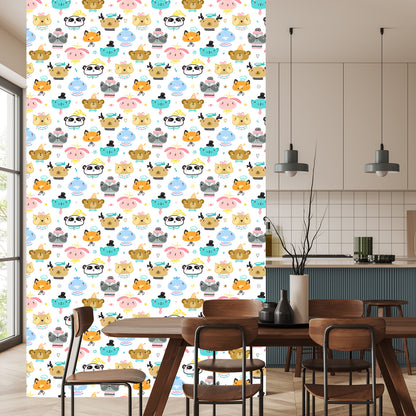 Wallpaper Animals On White Background