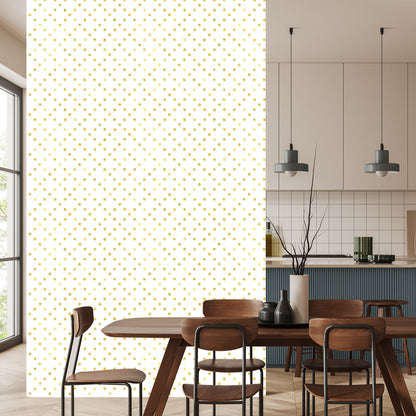 Wallpaper Small Yellow Dots