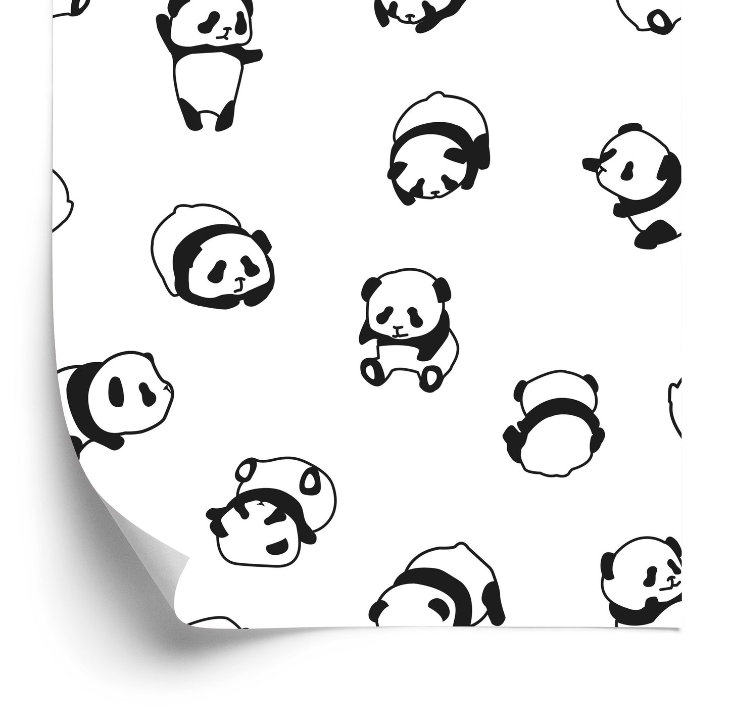 Wallpaper Friendly Pandas