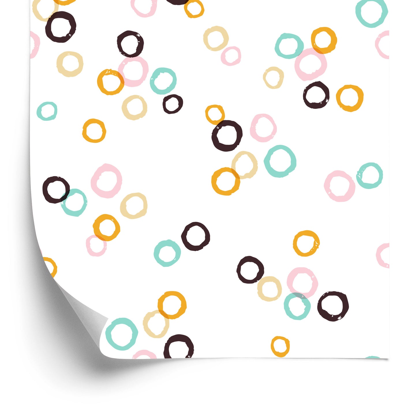 Wallpaper Small Colorful Circles