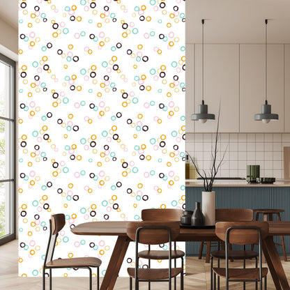 Wallpaper Small Colorful Circles