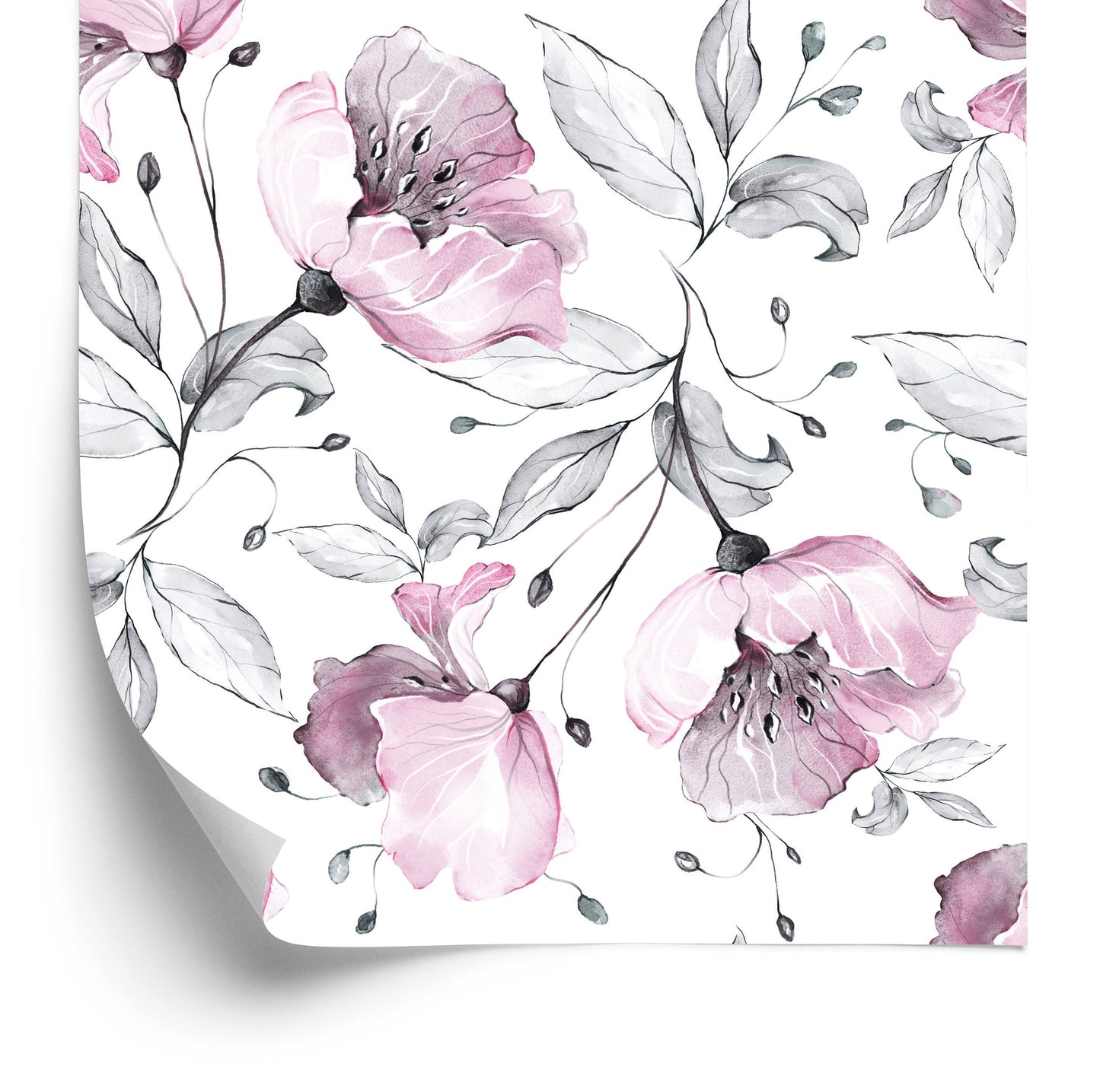 Wallpaper Roses In Bright Colors
