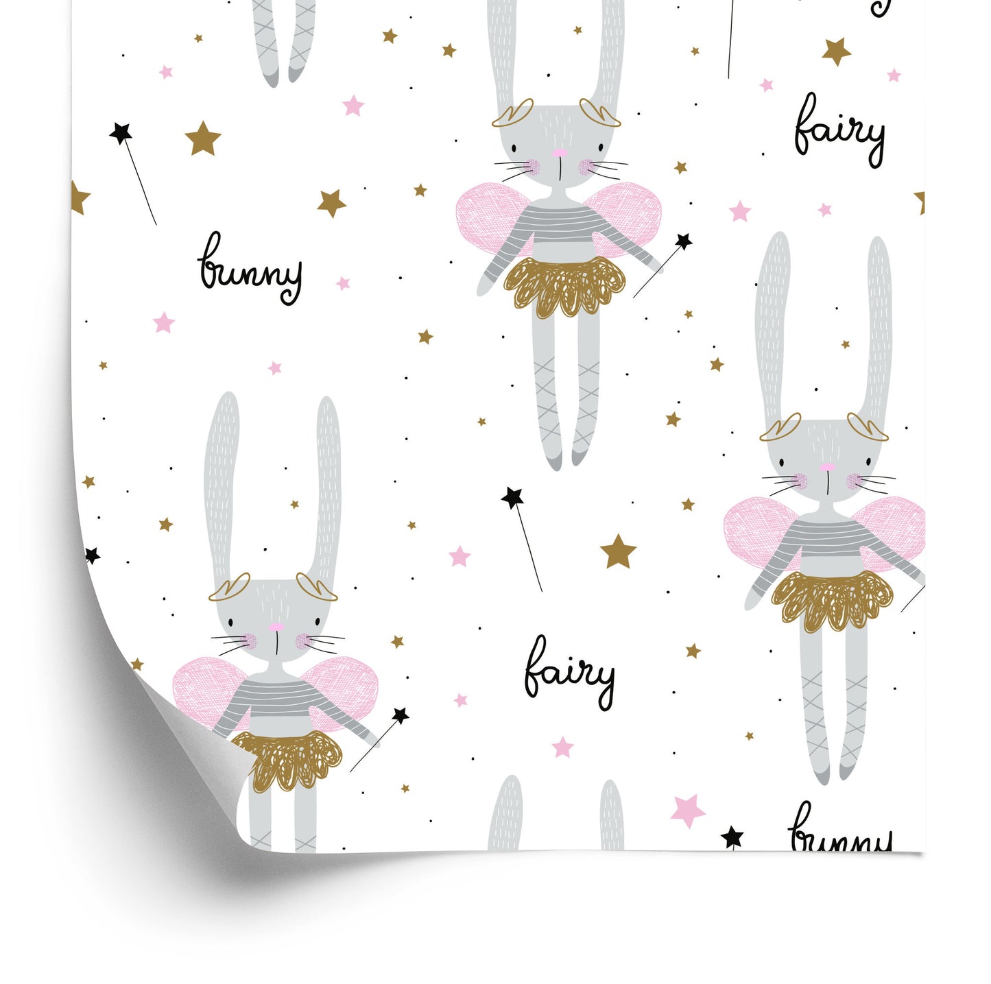 Wallpaper Fairy Rabbits