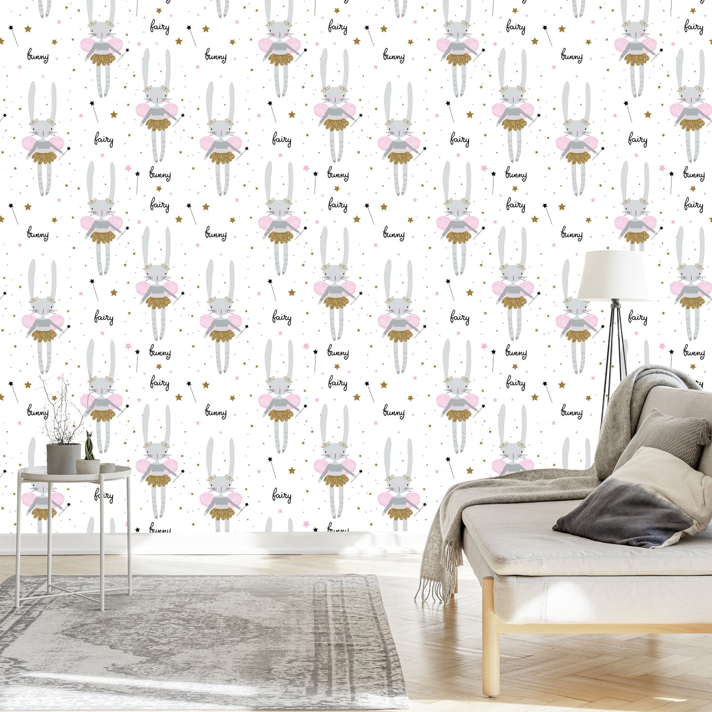 Wallpaper Fairy Rabbits