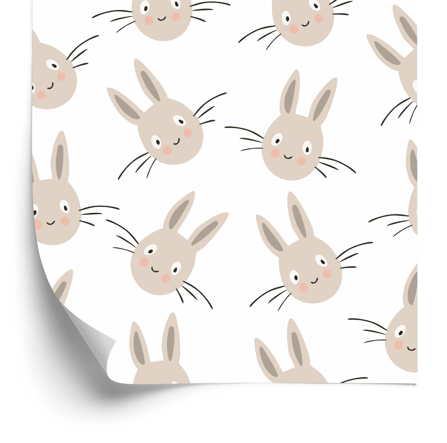 Wallpaper Brown Rabbits