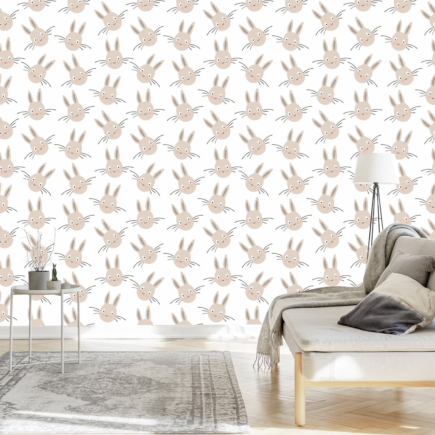 Wallpaper Brown Rabbits