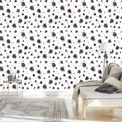 Wallpaper Owls In Scarfs