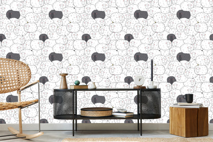 Wallpaper Sheeps’ Family