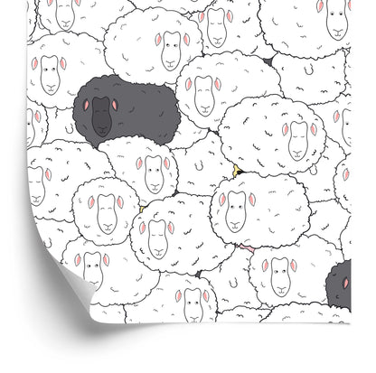Wallpaper Sheeps’ Family