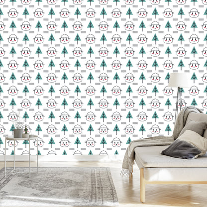 Wallpaper Sheeps Amond The Trees