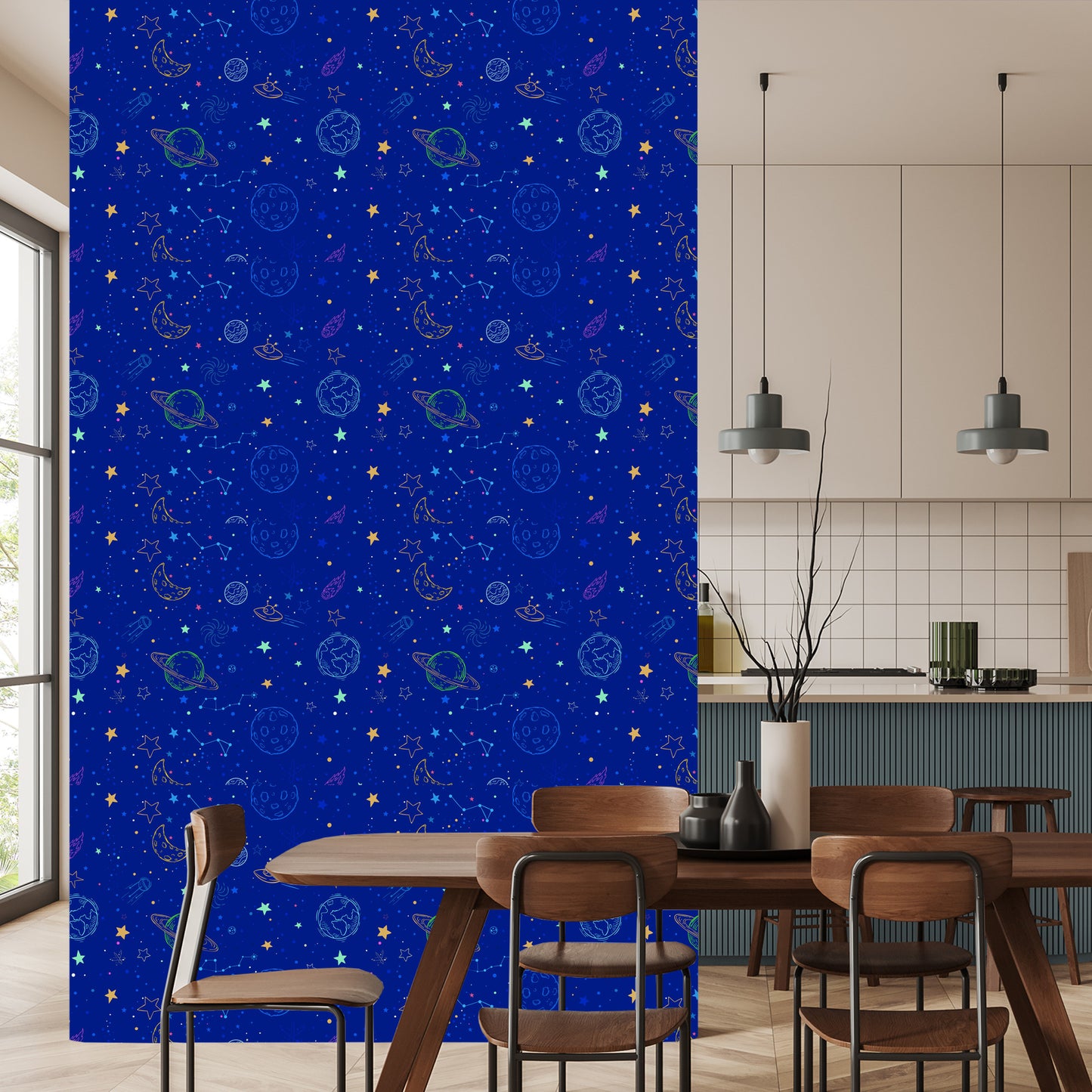 Wallpaper Cosmos Planets And Spaceships