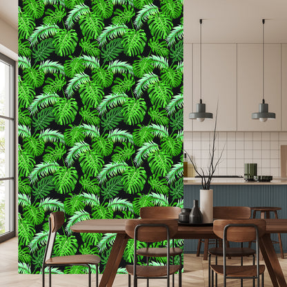 Wallpaper Palm Leaves, Field Leaves, Watercolour