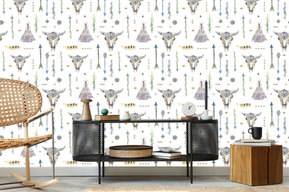 Wallpaper Indian Teepee