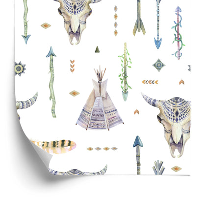 Wallpaper Indian Teepee
