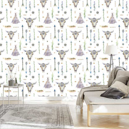 Wallpaper Indian Teepee