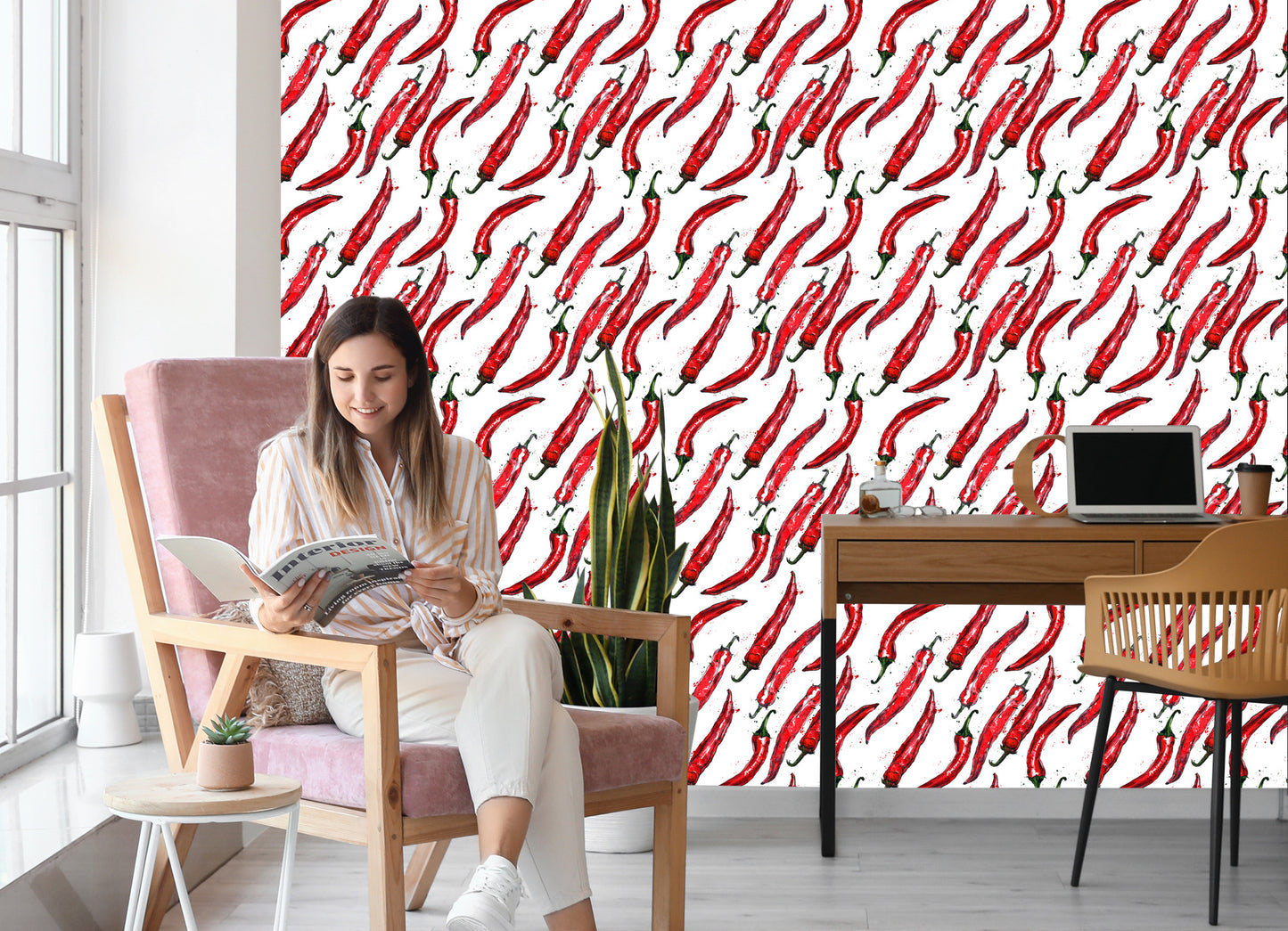 Wallpaper Red Hot Peppers