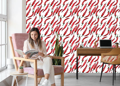 Wallpaper Red Hot Peppers