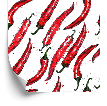 Wallpaper Red Hot Peppers