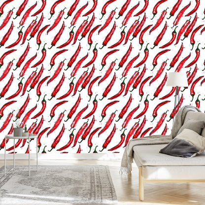 Wallpaper Red Hot Peppers