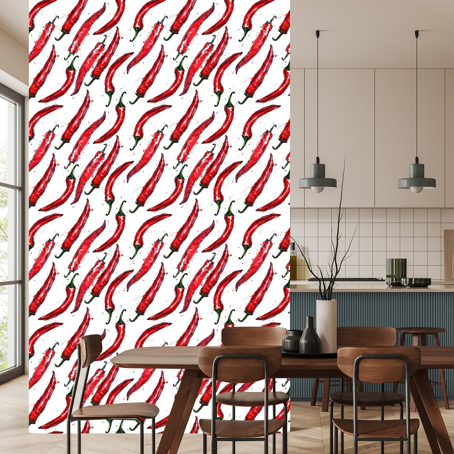 Wallpaper Red Hot Peppers