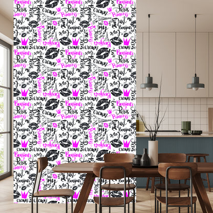 Wallpaper Parisian Typography